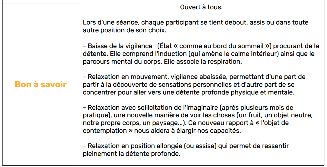 Sophrologie